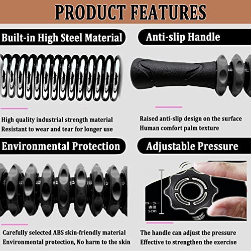 Muscle-Roller-Stick-Muscle-Yoga-Massage-Roller-Bar-Fitness-Beauty-Tool-for-Athletes-Relief-Pain-for-Leg-Back-Black