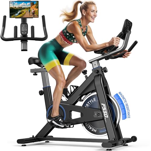 FYSIQ Heimtrainer Fahrrad mit 300 WATT Widerstandsmoment,4-Fach Voll...