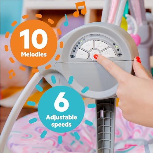 33% Off Bright Starts Baby Swing with Music & Toys - Image 4