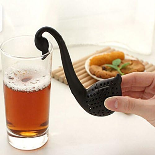 New Nolvety Gift Swan Spoon Tea Strainer Infuser Teaspoon