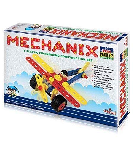 Smart Picks Mechanix Plastic Planes 2 DIY, Educational, Stem, Building and Construction Toys (Plastic)