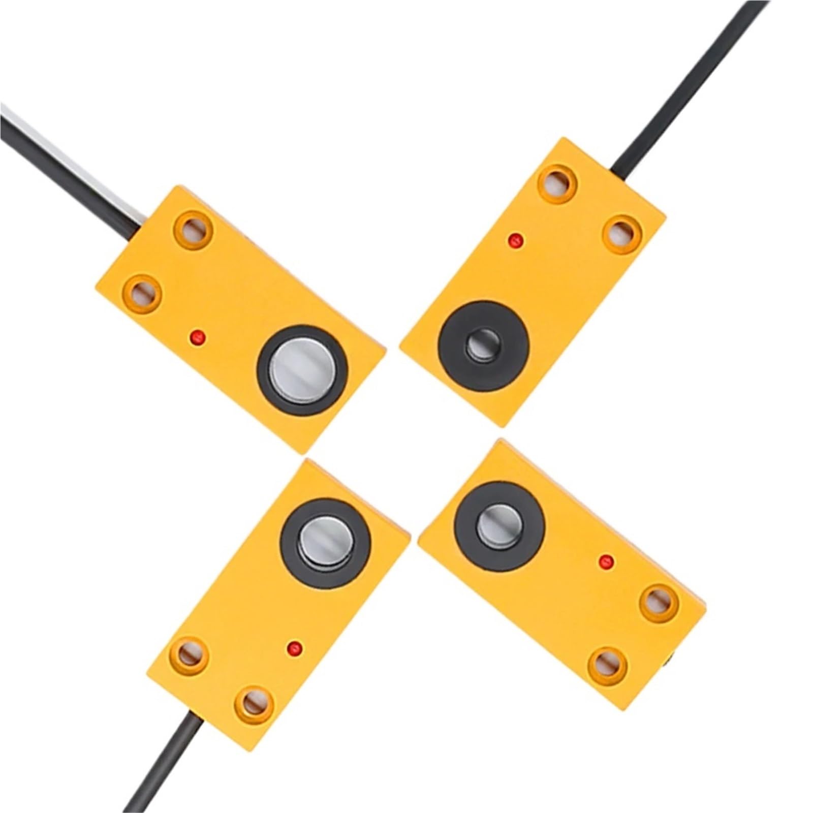 Interruptor de proximidad de anillo de 6, 8, 10, 12, 14, 15 y 16 mm con orificio, sensores inductivos de 12 V y 24 V, interruptores de detección de metales de tornillo.(TL-W5-10H,NC,NPN)