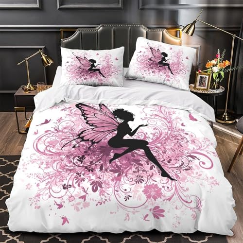 Parure de lit vintage en microfibre chic King 220x240 - 2