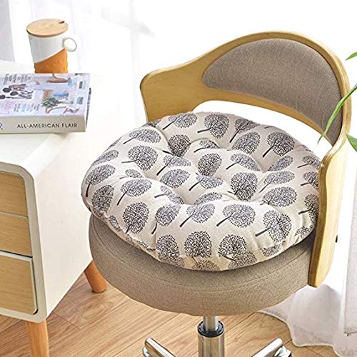 Coussin rond quatre saisons pour un coin lecture cocooning dans votre chambre