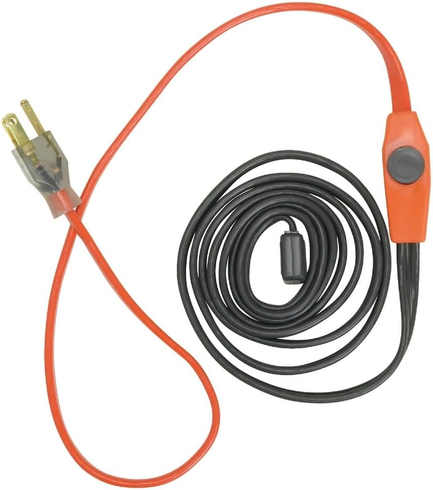 EasyHeat 6' Pipe Heating Cable, Prevent Pipe Freeze, Easy to Use, 7 Watt per foot, 42 Watts