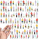 Quantità abbondante e stili versatili: la confezione contiene un set abbondante di 100 mini figurine di persone, adatte a un'ampia varietà di scenari ed esigenze; Con un massimo di 40 design diversi, queste figure confezionate in modo casuale apportano un elemento speciale a ogni confezione; Le loro diverse posture, in piedi, seduti, uomini e donne, aggiungono un tocco di realtà ai tuoi progetti in miniatura