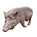 Produktbild Aspinaworld Gartenfigur Wildschwein Figur auf der lauer, 30 cm, Figur für den Garten, wetterfeste Deko, Wald Deko