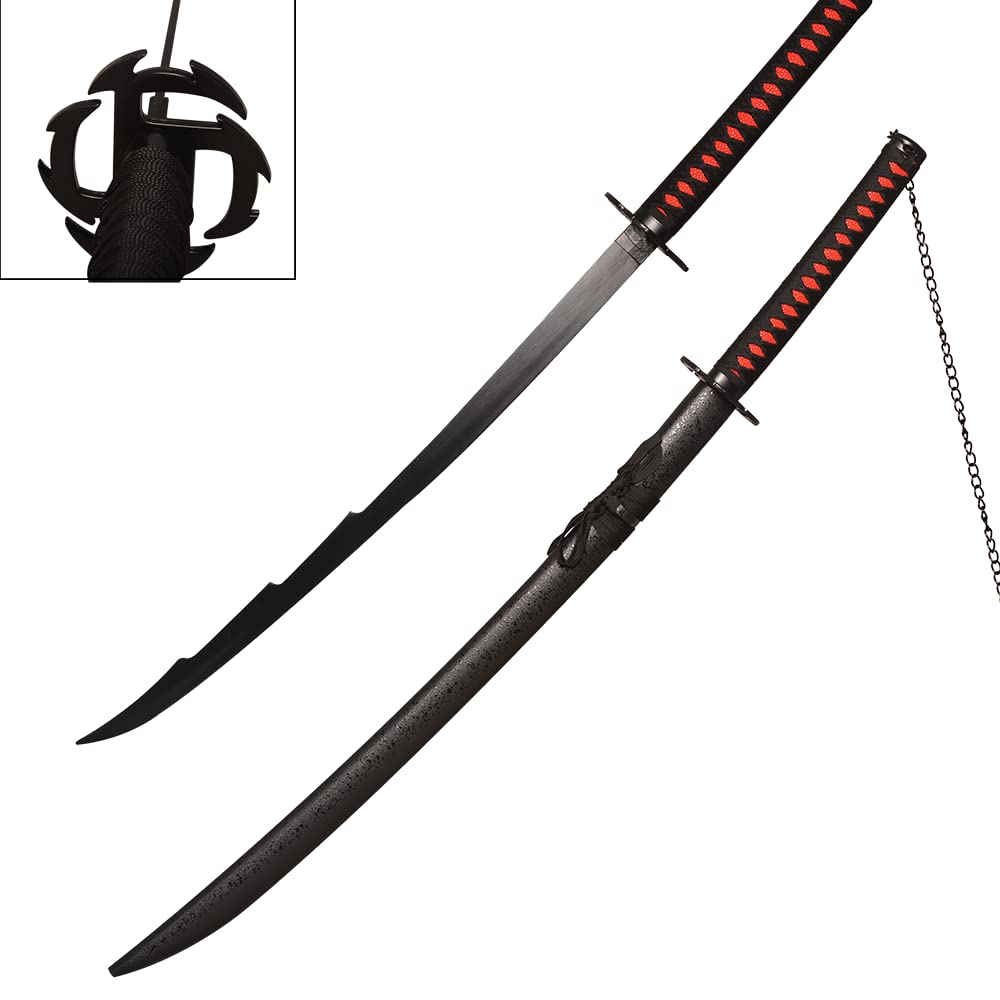 Photo 1 of **ONLY 1 SWORD**
COSWOR 40.9" Kurosaki Ichigo's Tensa Zangetsu Version 2 Samurai Sword Anime Katana for Cosplay, Collection
