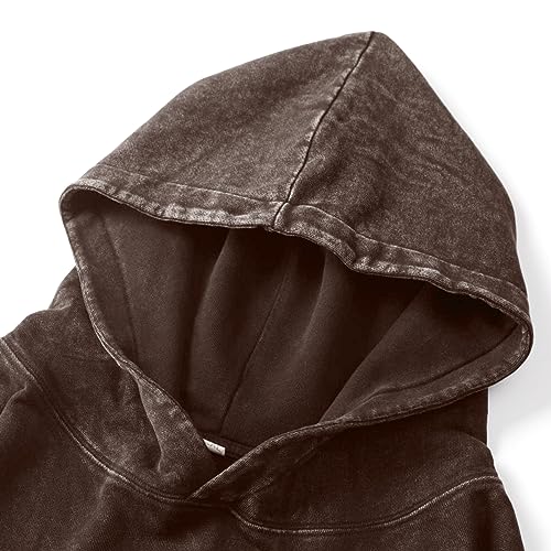 Men's Oversized Hoodies with Pockets Vintage Cotton Pullover Hip Hop Streetwear Casual Sweatshirt3