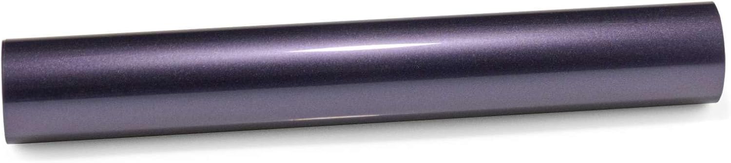 5FTx50FT PET Super Gloss Metallic Ube Purple High Glossy Vinyl Wrap Auto Car Sticker Decal Film Sheet Bubble Free Air Release Technology with Tool Set