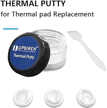 UTP-X Ultra 16.8w/mk Thermal Putty for VGA GPU IC Processor Rapid Cooling Thermal Pad Replacement Heat Blocking Putty (20g)