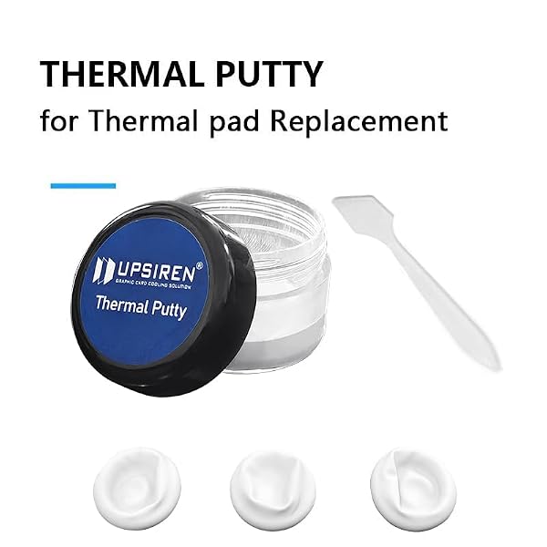 UPSIREN UTP-X Ultra 16.8w/mk Thermal Putty for VGA GPU IC Processor Rapid Cooling Thermal Pad Replacement Heat Blocking Putty (20g) by UPSIREN - Image 3
