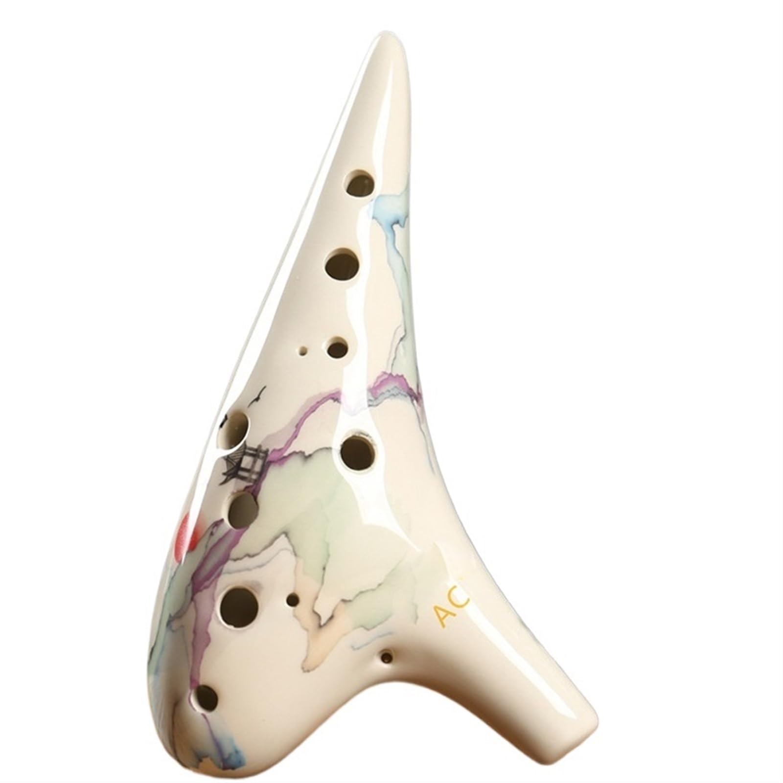Ocarina principianti Ocarina 12 Fori Alto C Tune Ocarina Affumicata 12 Fori AC Tune Adatto Per Principianti E Adulti(A)
