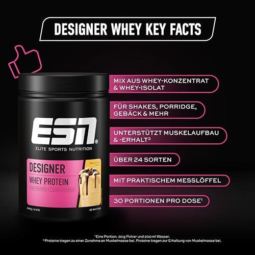 ESN Designer Whey Proteinpulver Bananasplit 908g