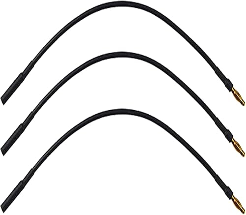 skrnrhrery Cable de extensión de conector tipo bala de oro banana de 0.138 pulgadas, cable macho hembra para motor RC sin escobillas, cable de