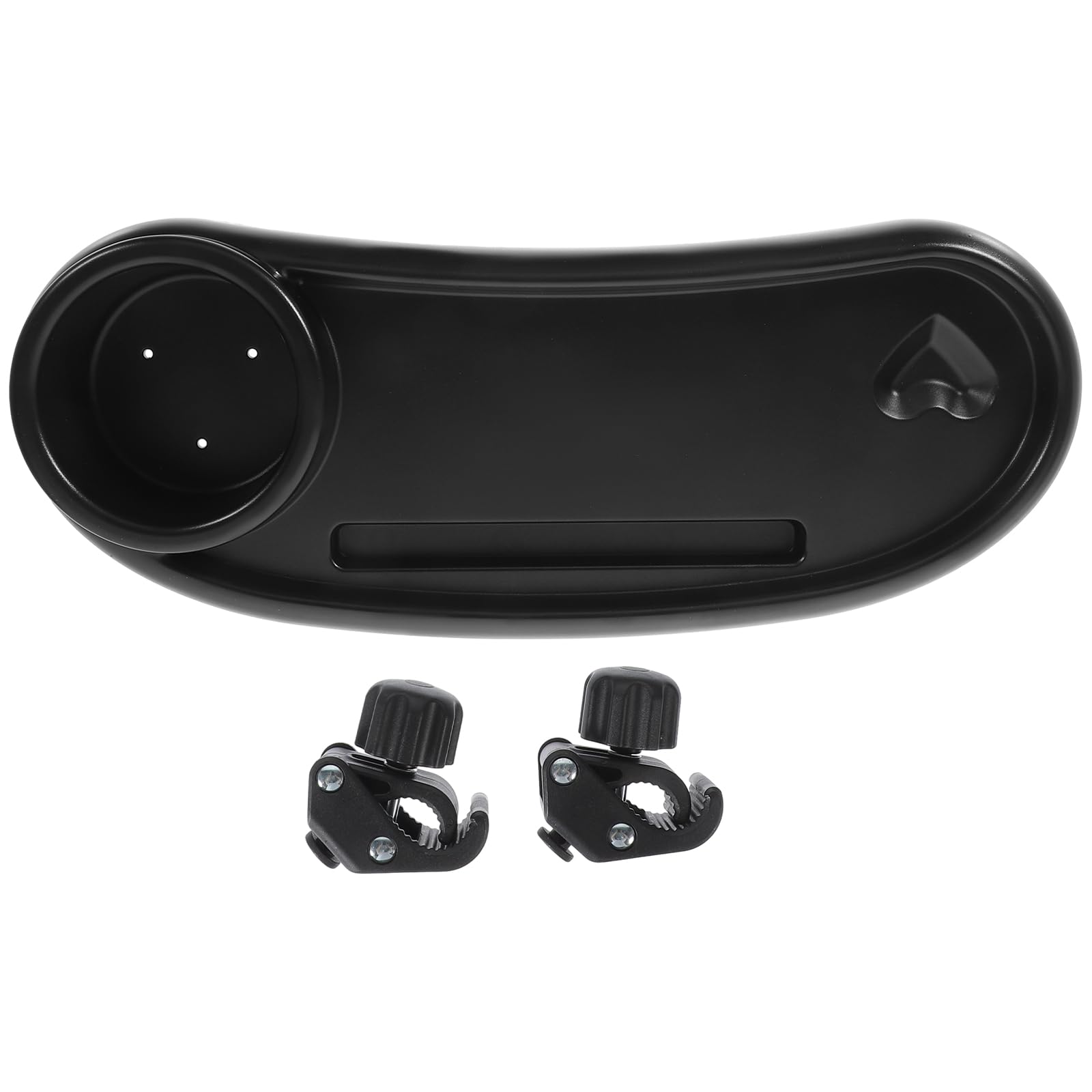 Plateau Poussette Détachable avec Porte Gobelet Plateau Repas Garçon Fille Plastique Facile à Installer et Nettoyer Accessoire Poussette Pratique et Sécurisé