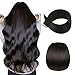 Sunya Tape in Hair Extensions Human Hair 14 inches Silky Straight Remy Human Hair Seamless Skin Weft Tape in Extensions 14 inches #1B Natural Black 40 Gram 20Pcs/Pack Thick Hair