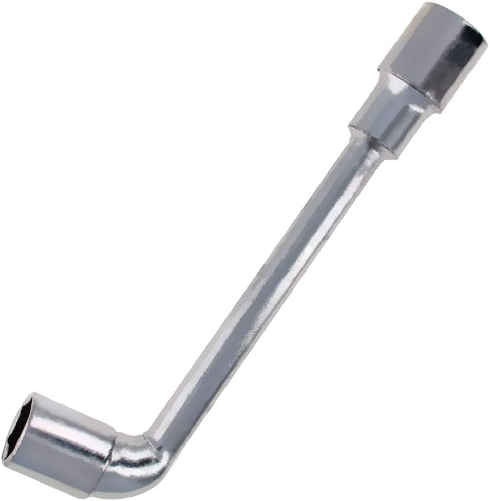 Utoolmart 15mm Metric L Shaped Angled Open Hex 6 point Socket Wrench Matt Finish