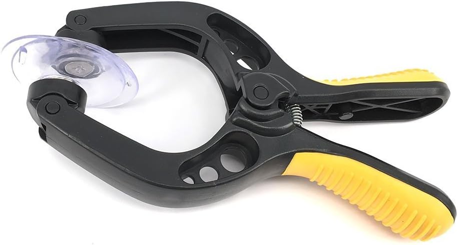 BAT Fix Screen Opening Tool, LCD Screen Opening Pliers Splitter with Strong Swivel Suction Cups Repairing Tools Separator for Apple iPhone/iPod/iPad, Samsung Galaxy, Smartphone & More(Yellow)