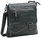 BAG STREET - Damen Handtasche mit Riegel-Magnetverschluss und Reißverschluss - 4 Liter Volumen - Umhängetasche - Crossbody Bag