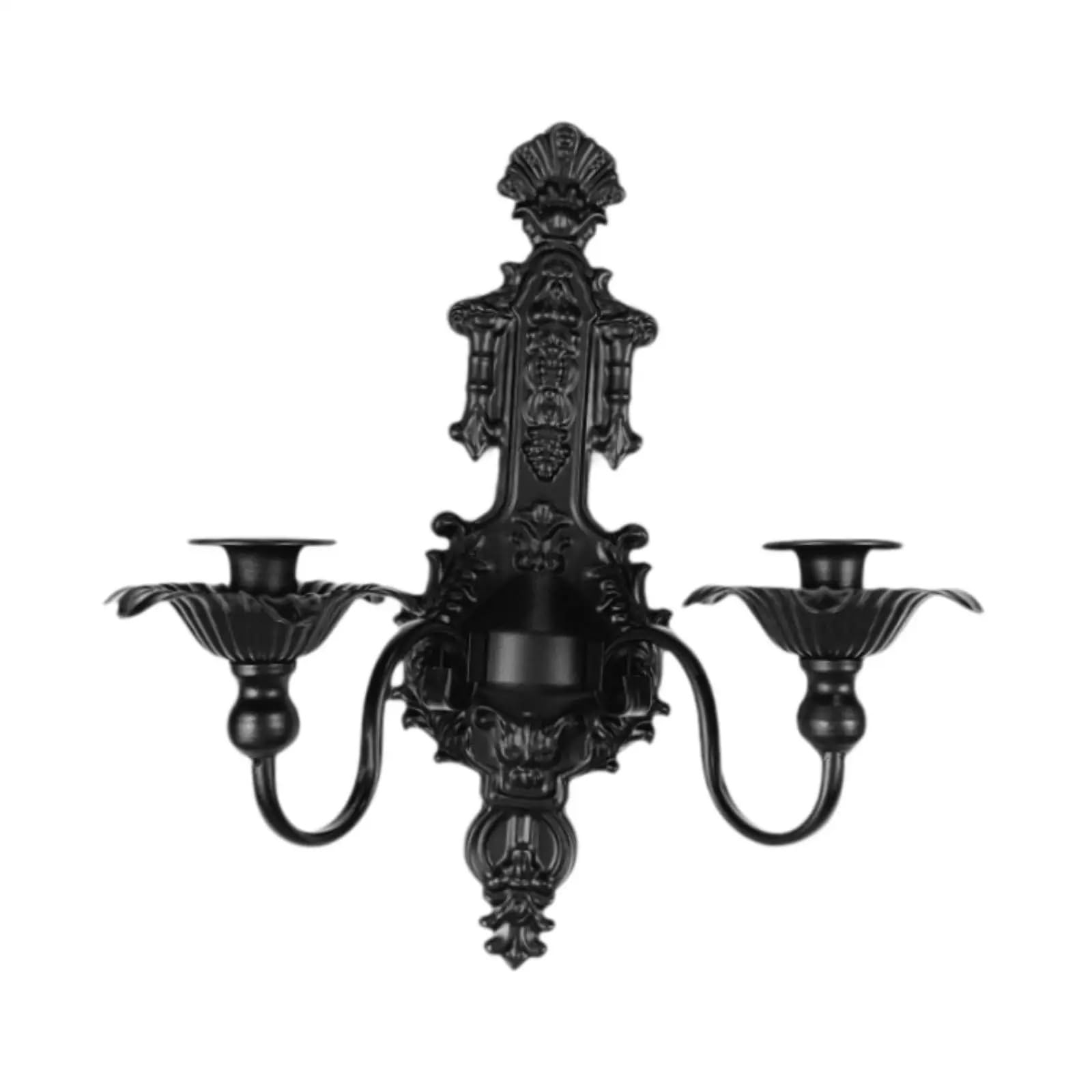 Metal Wall Candle Sconces Candelabra Decorations Ideal for Stick Candles for Bedroom Table Centerpieces Living Room Home For Living Room Fireplace Wedding(Color 1)