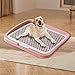 Dog Toilet Training, Toilet Puppy Pad Holder, Non-Slip, with Column, Dog Pee Holder, Training Pad for, Home, Dorm, Pink
