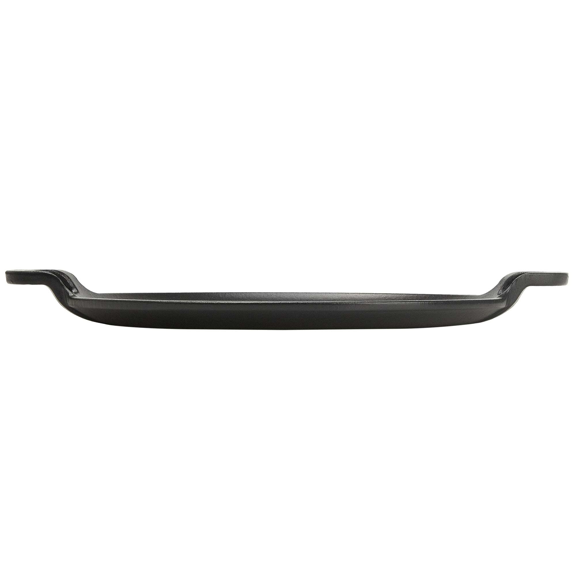 Victoria Teglia per Pizza Ghisa Smaltata, Induzione Piastra per Grigliare 25cm con Manici per Fuoco, Barbecue, Forno, Vetroceramica, Gas, Comal Priva di Sostanze Tossiche e senza PTFE
