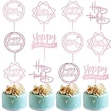【Diseño Con Purpurina Llamativa】: Estos adornos para tartas con un brillo brillante y vivo, agregarán un tono alegre y divertido a tu fiesta de cumpleaños y le darán a tu fiesta de gran día un color único; brilla bajo la luz para decorar diversos alimentos como tortas, helados, postres, pasteles, etc., para que tu comida sea más hermosa y llamativa, puedes usarla con confianza y hacer que tu pastel de amigo o familiar sea más divertido y hermoso .