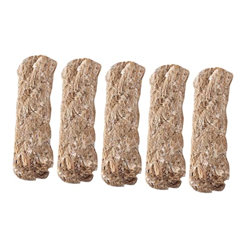 GOOHOCHY Fire String Wick Jute Cord for Hiking Waterproof Jute Ropes Easy Ignition for Outdoor BBQ