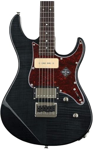 Miniatura 5 de Yamaha Pacifica PAC611HFM TBL - Guitarra eléctrica de cuerpo sólido, color negro translúcido