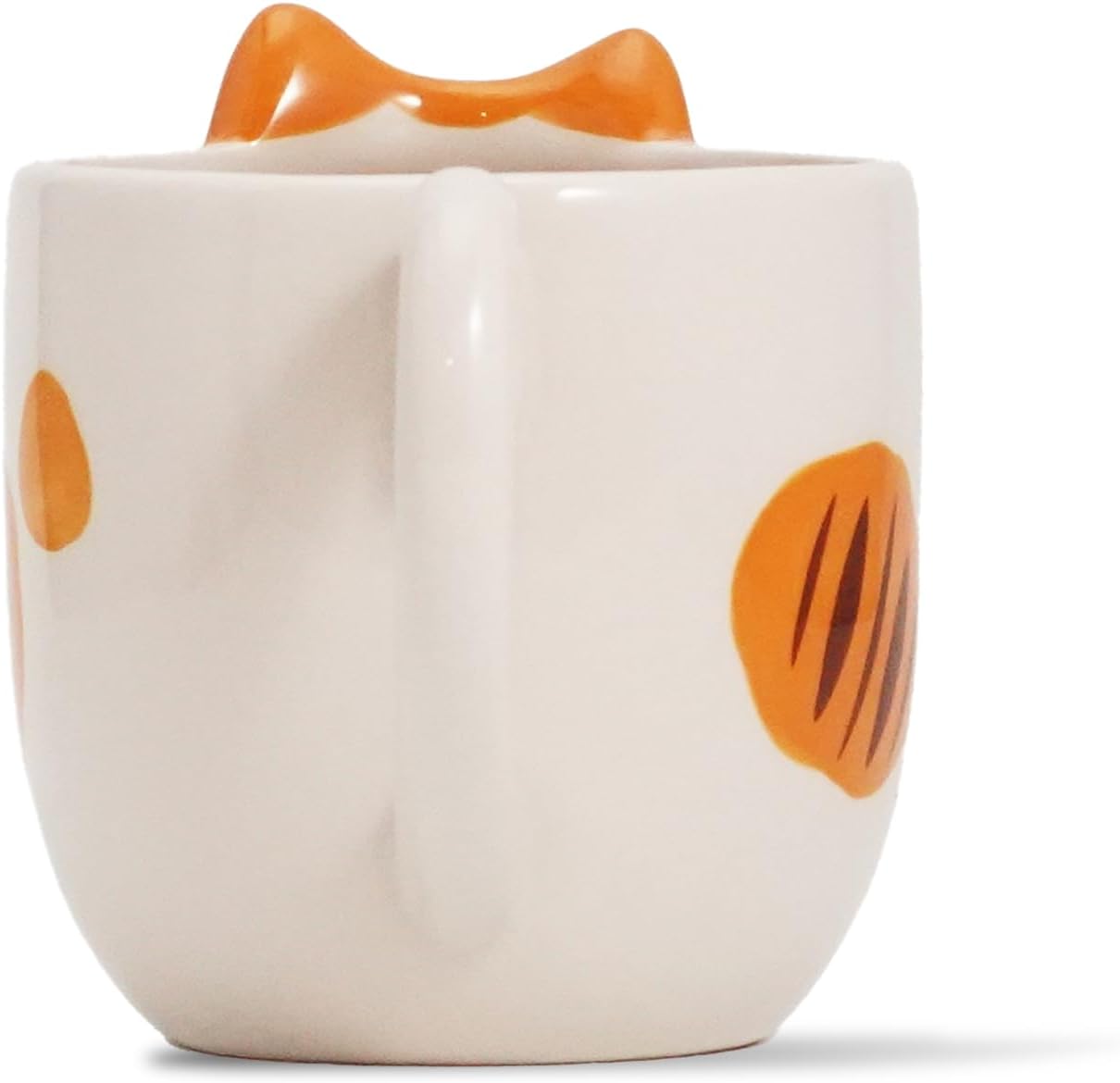 Cute Cat Design Mino Ware Japanese Mug - Perfect for Coffee, Tea, and Soup - Dishwasher and Microwave Safe - Ideal Gift for Cat Lovers