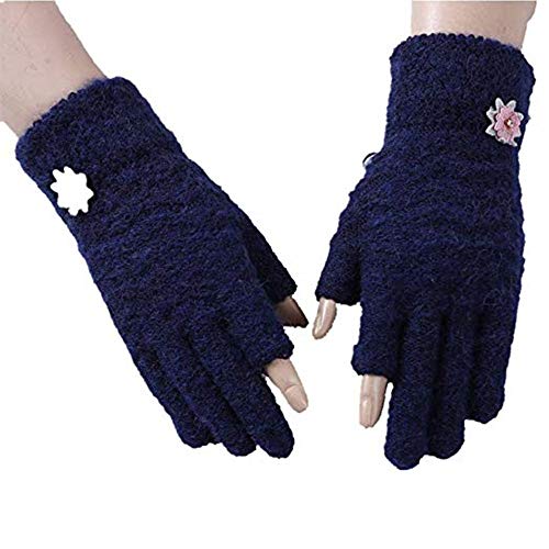 IBLUELOVER Gants Femmes Hiver Chauds Mitaines Gants en Cachemire Laine Thermique Gloves Tactile Doux Gant pour Voiture Ski Moto Vélo Snowboard Marche Cadeau de Noël Anniversaire