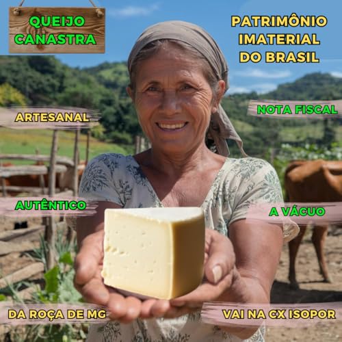 Queijo Canastra Meia Cura 2kg Embalado a Vácuo – Autêntico de Minas