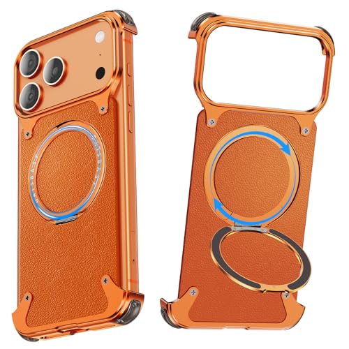 Étui iPhone 17 Pro Max orange cosmique idéal pour la vidéo nomade
