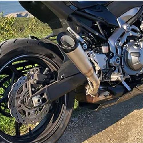 Accessoires d'échappement moto argent 51mm finition premium