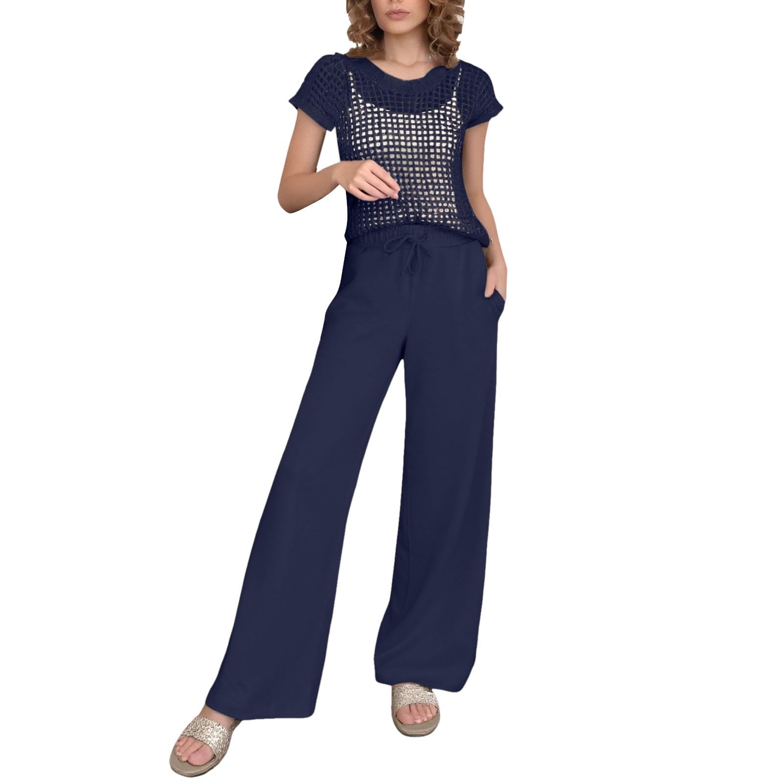 Traje de deporte para mujer, tallas grandes, chándal elegante, largo de verano, traje de jogging de dos piezas, talla grande, talla corta, yoga, ropa deportiva, ropa de salón, jogger, deporte, ropa de