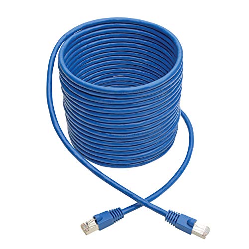 Cable Ethernet Tripp Lite Cat6a 10G RJ45 9.1 m Azul miniatura 2