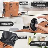 Pawz&Pawz Leckerlitasche für Hunde | Die stylische Wahl für Futterbeutel Hundetraining & Welpen-Erziehung | Praktisch, robuster Leckerlibeutel + Kotbeutelspender | Gassi-Tasche Hund