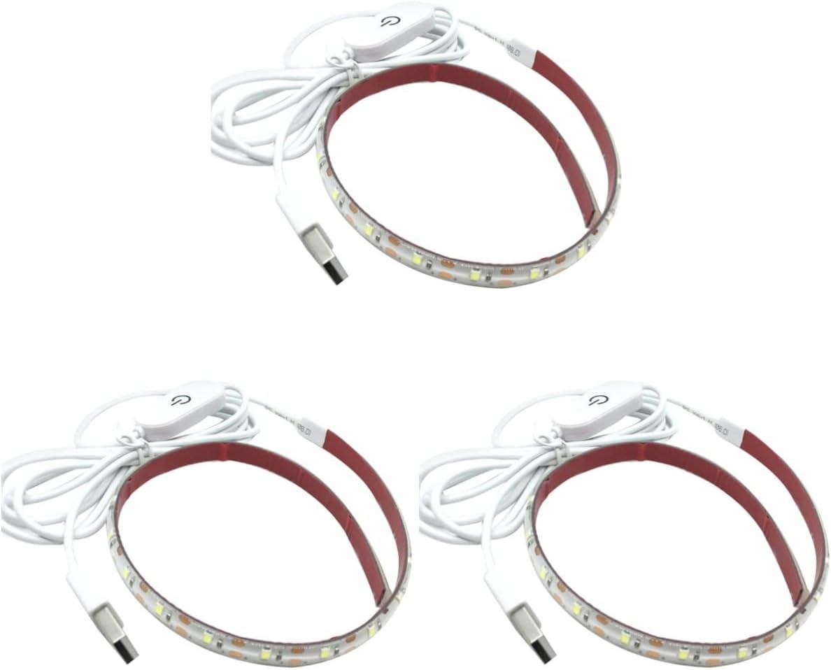 Uonlytech 3pcs 2 Sewing Machine Lights Led Strip Sewing