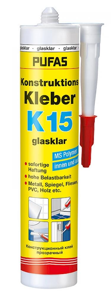 12 x Pufas Konstruktions-Kleber K15 300g