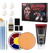 Zombie Makeup Kit, Scar Wax SFX Halloween Makeup Kit, Professional Special Effects Makeup Kits fo...