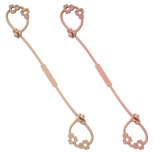 Miniatura 9 de Correas de juguete para bebé, clips de silicona para chupete, correas ajustables de silicona para cochecitos, silla alta, cunas, cestas colgantes