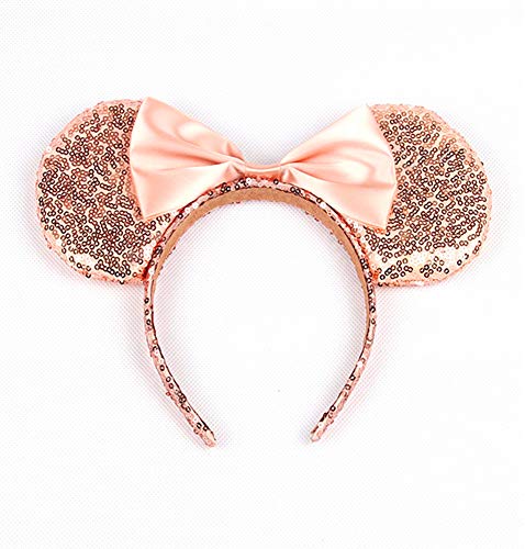 Mouse Ears Headband, Adult red Mouse Ears, Leopard Mouse Ears, Rainbow Minie Mouse Ears, Pink Sparkly Minie Ears,Suitable for Adults and Children