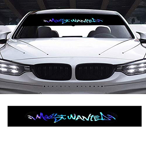 Windshield Decal, Car Front Rear Window Windshield Colorful Reflective Decal Sticker Cover Styling Decoration #TOP1