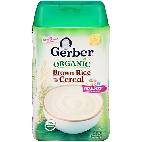 Gerber Baby Cereal, Organic Brown Rice, 8 Oz - //coolthings.us
