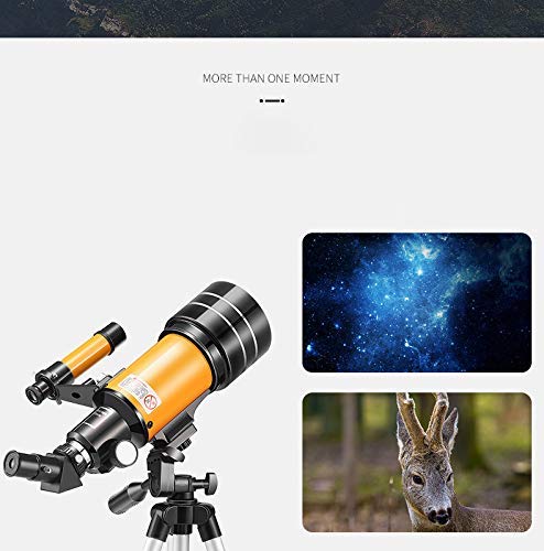 Image of Telescopes, Telescope for Adults, Professional Zoom Astronomical Telescope Outdoor 150X Refraction Deep Space Moon Viewing with Photo Clip Binoculars