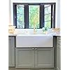 Austen Fireclay Farmhouse Apron Kitchen Sink and Care Kit, 33" Crisp White Single Bowl Austen Fireclay Farmhouse Apron Kitchen Sink and Care Kit, 33" Crisp White Single Bowl