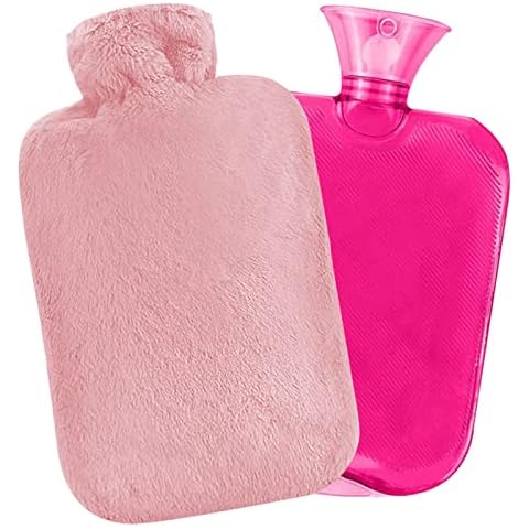 Bolsa de Agua Caliente de 2L con Funda Suave Cover