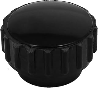 Aexit M6x21mm Plastic Ball Knobs Round Knurled Head Threaded Nut Machinery Clamping Male Ball Knobs Knob Grip