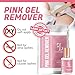 Forabeli Pink Gel Lash Remover for Eyelash Extensions | Fast Acting 60s Dissolution | High Visibility Professional Glue Remover | Gel Type Adhesive Remover | 15ml
